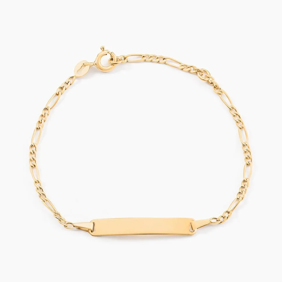 Bracelet Identité Bébé Bartolomee Or Jaune