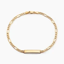 Marc Orian Bracelets Or|Gourmettes > Bracelet Identité Cameo Or Jaune