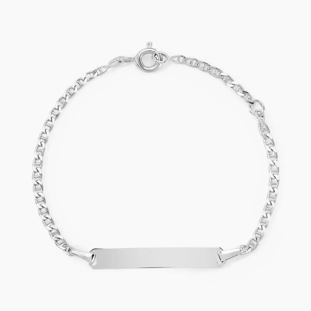 Marc Orian Bracelets Or|Idées Cadeaux Enfant > Bracelet Identite Bebe Or Blanc Faniela