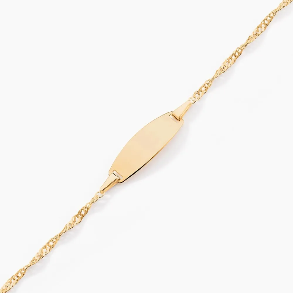 Marc Orian Bracelets Or|Idées Cadeaux Enfant > Bracelet Identite Bebe Or Jaune Ericka