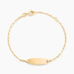 Marc Orian Bracelets Or|Idées Cadeaux Enfant > Bracelet Identité Eowyn Maille Fantaisie Or Jaune