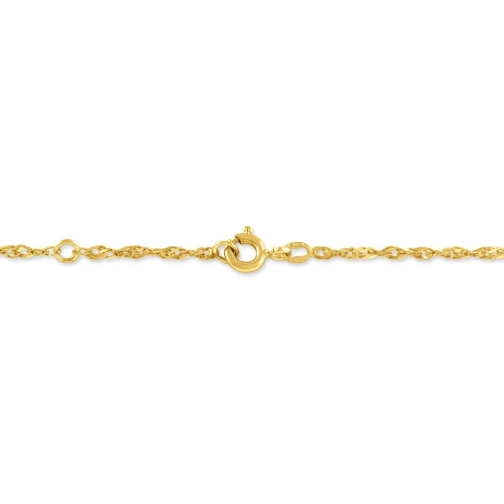 Marc Orian Bracelets Or|Idées Cadeaux Enfant > Bracelet Identité Ericka Maille Singapour Or Jaune