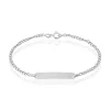 Marc Orian Bracelets Or|Idées Cadeaux Enfant > Bracelet Identité Etheline Maille Gourmette Or Blanc