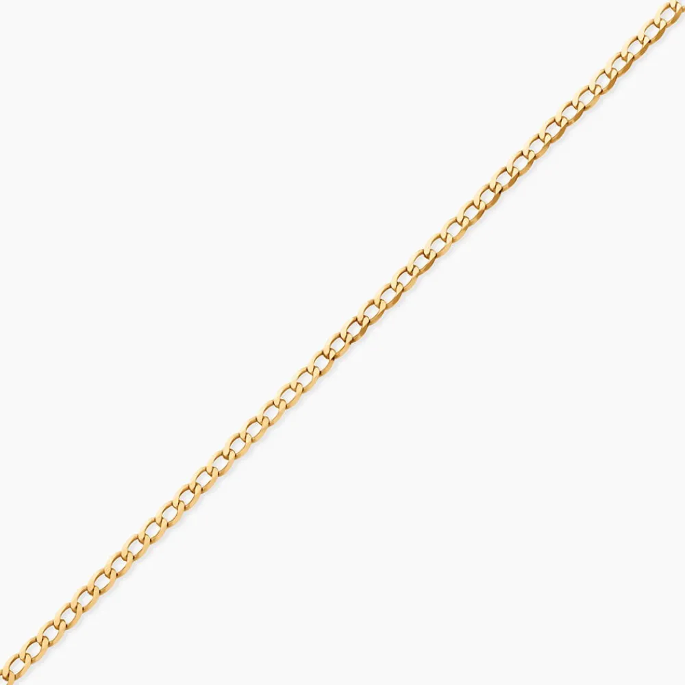 Marc Orian Bracelets Or|Bracelets Mailles > Bracelet Identité Etheline Maille Gourmette Or Jaune
