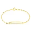 Marc Orian Bracelets Or|Bijoux Or > Bracelet Identité Fanelia Maille Marine Or Jaune