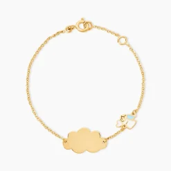 Marc Orian Bracelets Or|Idées Cadeaux Enfant > Bracelet Identité Gaspardine Maille Forçat Or Jaune