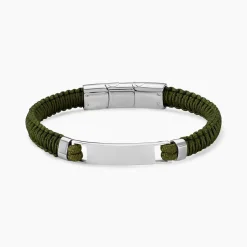 Bracelet Identité Jourdan Dikeledi Acier Argenté