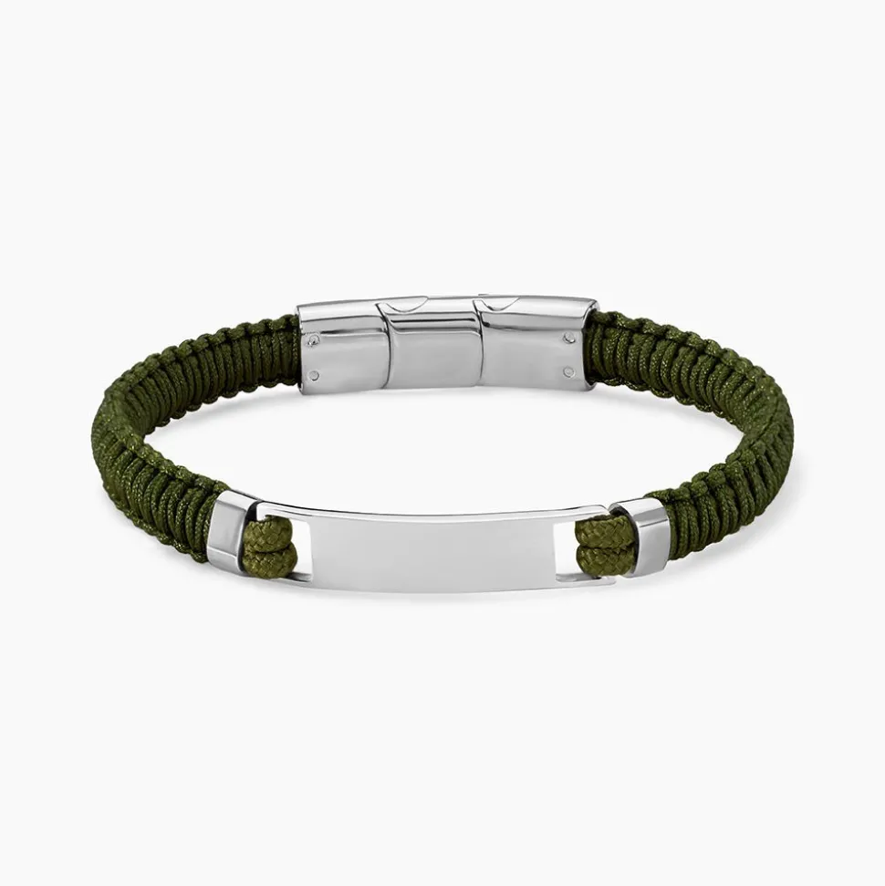Bracelet Identité Jourdan Dikeledi Acier Argenté