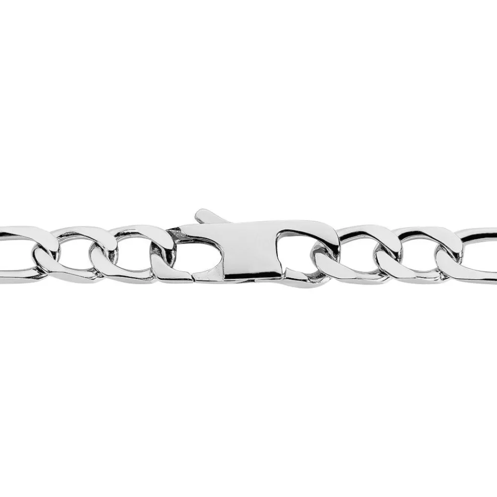 Marc Orian Gourmettes Argent|Bracelets Homme > Bracelet Identité Vivian Argent Blanc