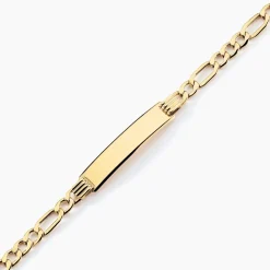 Marc Orian Bracelets Or|Bracelets Homme > Bracelet Identité Walt Or Jaune
