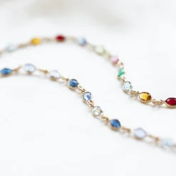 Bracelet Ilvaae Plaqué Or Jaune Pierre De Synthese