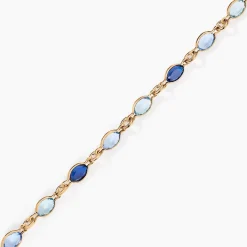 Bracelet Ilvaae Plaqué Or Jaune Pierre De Synthese
