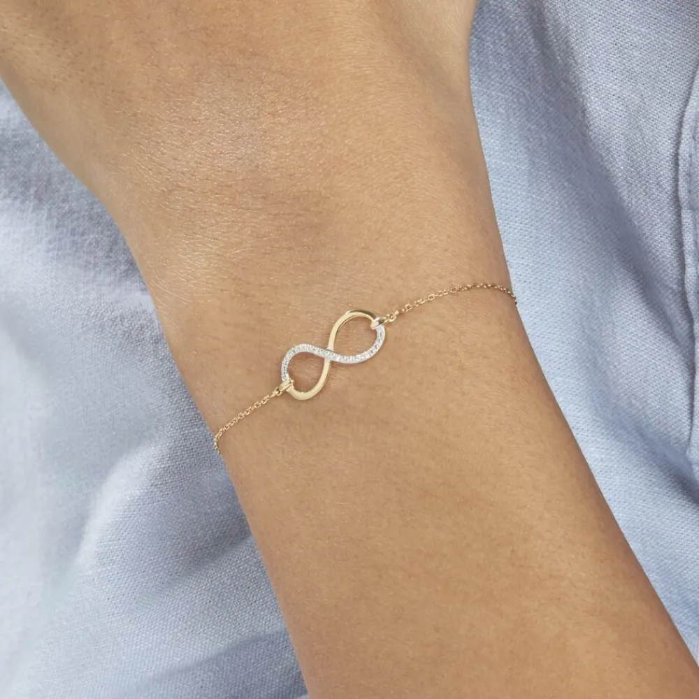 Marc Orian Bracelets Or|Bracelets Diamant > Bracelet Infino Or Jaune Diamant