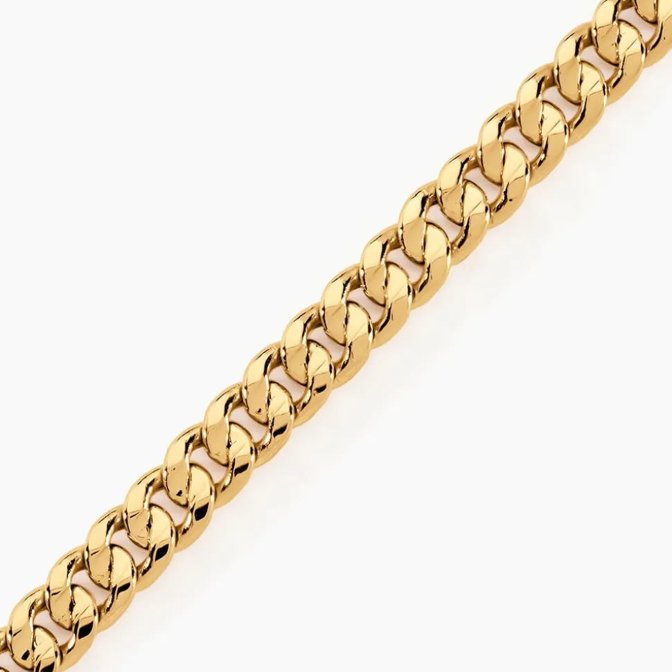 Bracelet Iris Or Jaune Maille Gourmette
