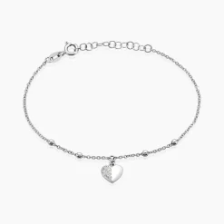 Marc Orian Bijoux Zirconium|Bracelets > Bracelet Ishane Argent Blanc Oxyde De Zirconium