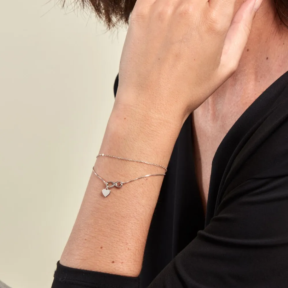 Marc Orian Bracelets|Bijoux Fantaisie > Bracelet Ivylou Argent Blanc