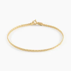 Bracelet Ivy Maille Haricot Or Jaune