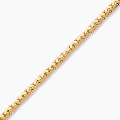 Bracelet Ivy Maille Haricot Or Jaune