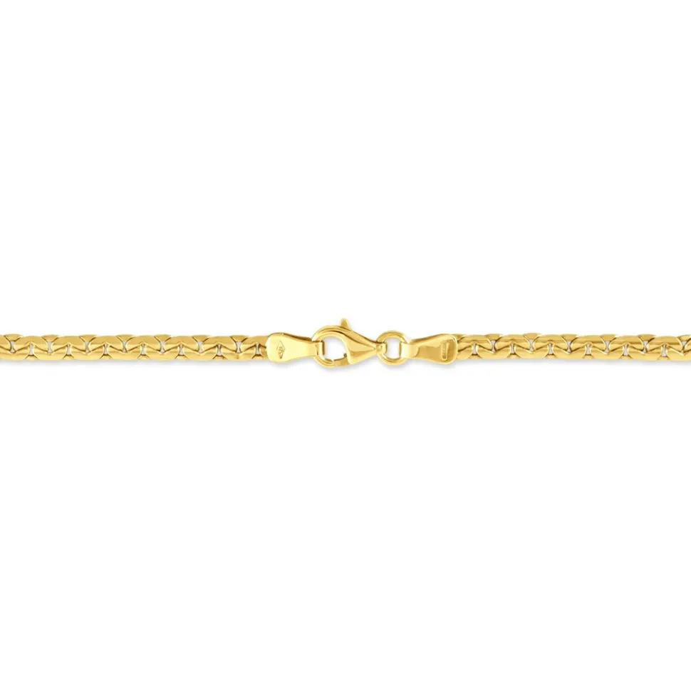 Bracelet Ivy Maille Haricot Or Jaune