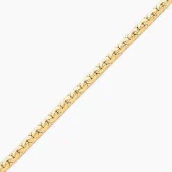 Bracelet Ivy Maille Haricot Or Jaune