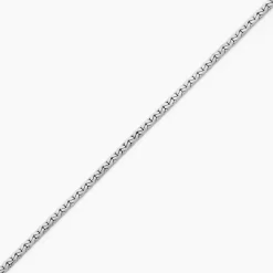 Bracelet Ivy Maille Haricot Or Blanc