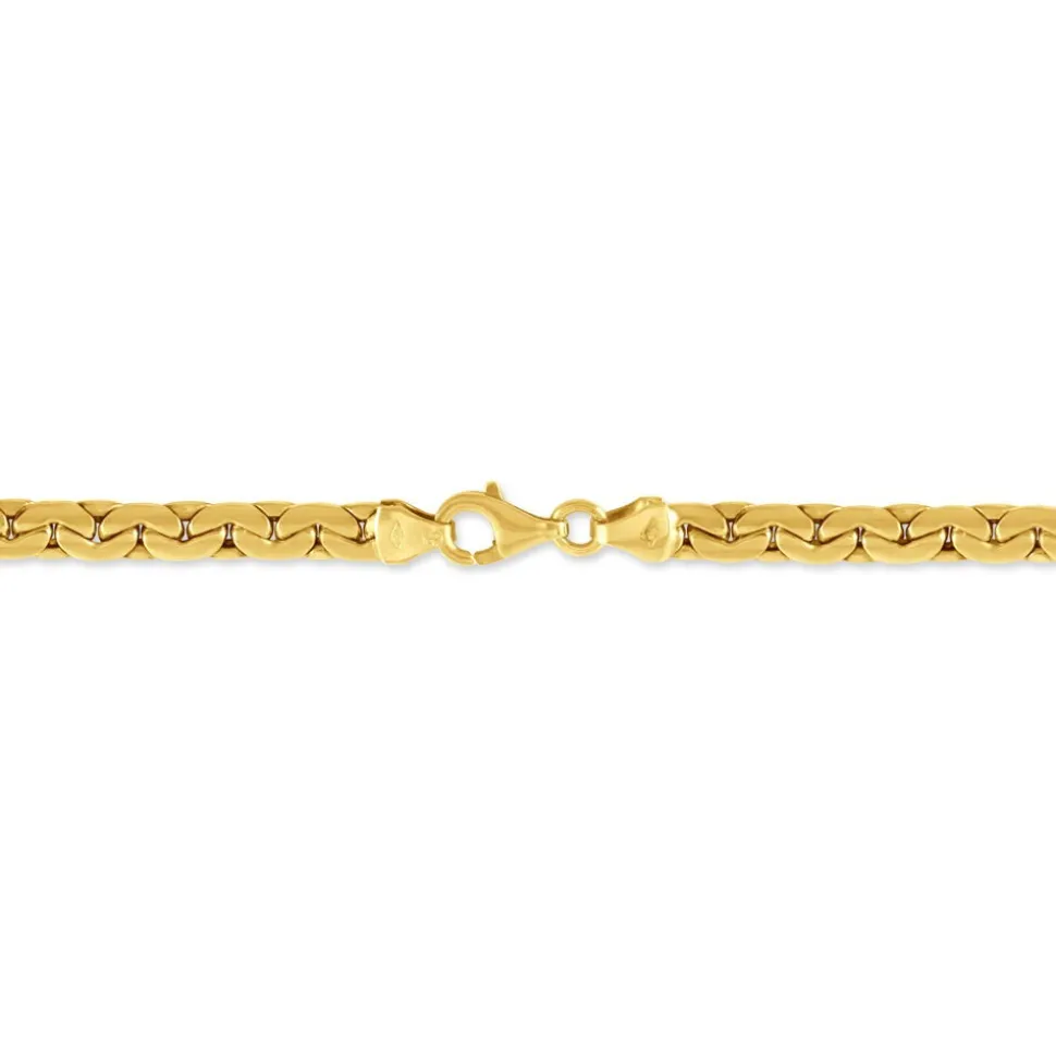 Bracelet Ivy Maille Haricot Or Jaune