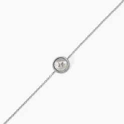 Marc Orian Bracelets|Idées Cadeaux Femme > Bracelet Izarra Argent Blanc Nacre argent blanc nacre blanc