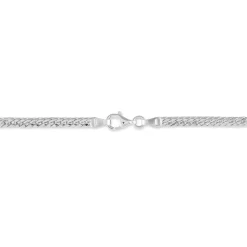 Bracelet Izel Maille Anglaise Or Blanc