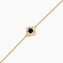 Bracelet Jaana Plaqué Or Jaune Verre Oxyde De Zirconium