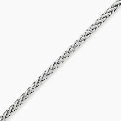 Bracelet Jany Maille Palmier Or Blanc