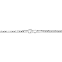 Bracelet Jany Maille Palmier Or Blanc