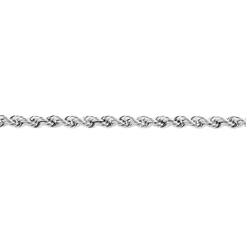 Bracelet Jerry Maille Corde Or Blanc