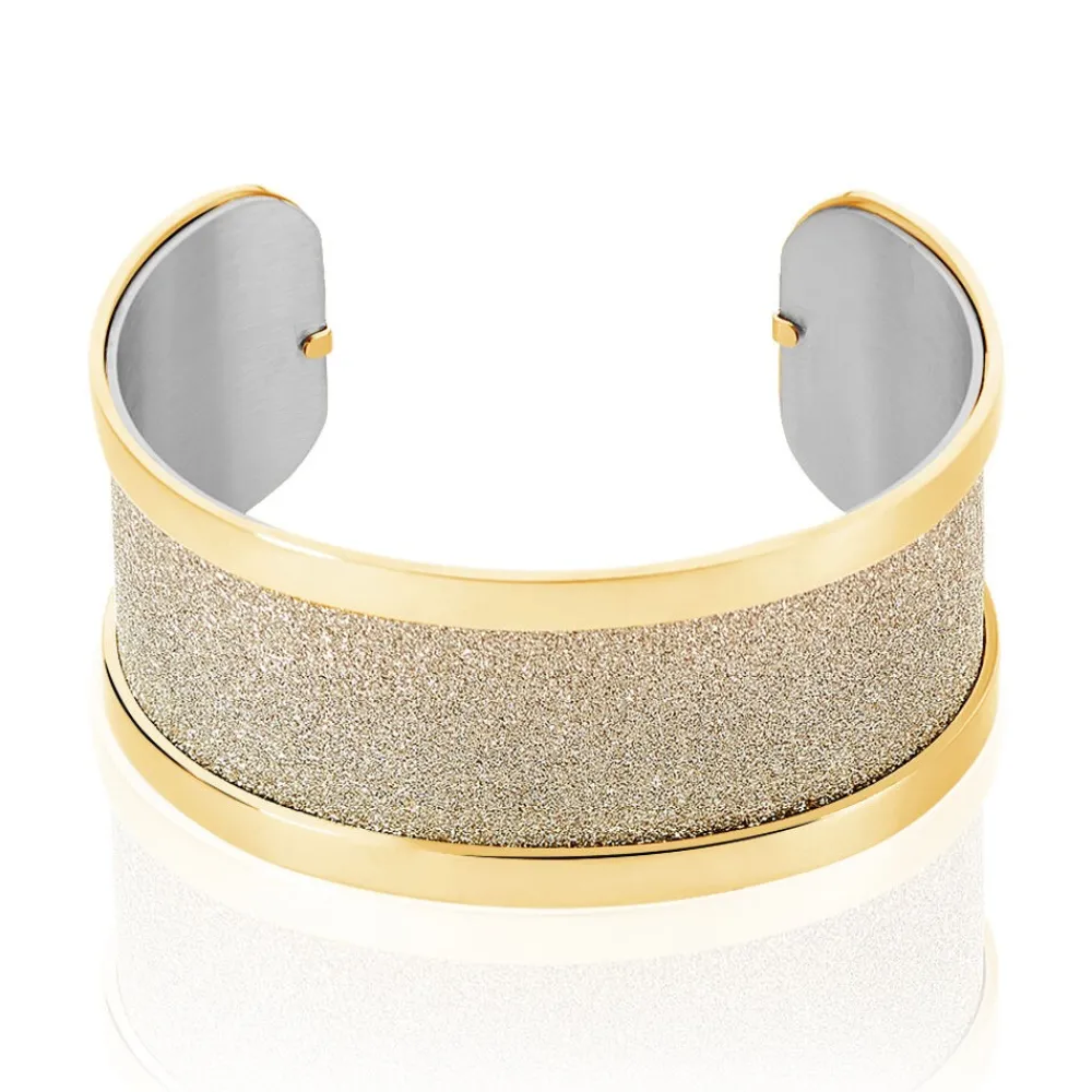 IMAGINE Bracelets Acier Inoxydable|Bijoux Acier Inoxydable > Bracelet Jonc Acier Jaune