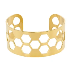 IMAGINE Bracelets Acier Inoxydable|Bracelets Joncs > Bracelet Jonc Acier Jaune