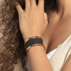IMAGINE Bracelets Acier Inoxydable|Bijoux Acier Inoxydable > Bracelet Jonc Acier Rose