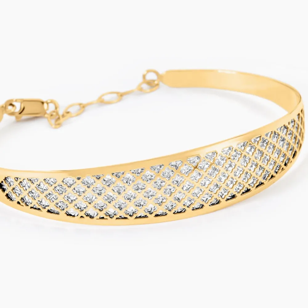 Marc Orian Bracelets Or|Bracelets Joncs > Bracelet Jonc Adonijah Or Bicolore