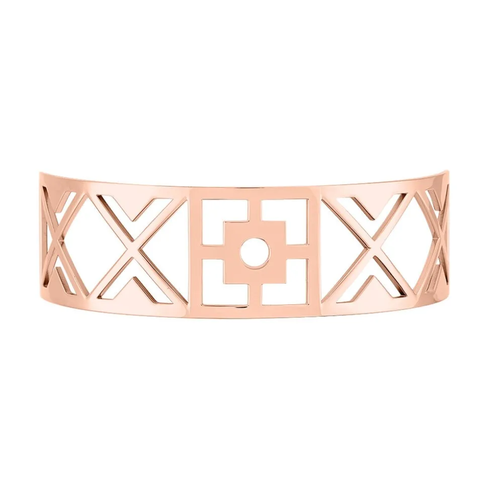 Bracelet Jonc Airelle Acier Rose