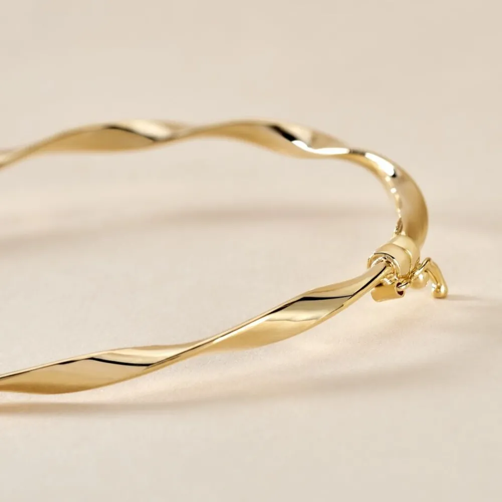 Marc Orian Bracelets Or|Bracelets Joncs > Bracelet Jonc Anaisaae Torsade Or Jaune