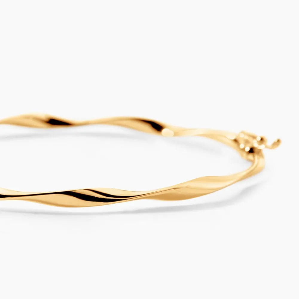 Marc Orian Bracelets Or|Bracelets Joncs > Bracelet Jonc Anaisaae Torsade Or Jaune
