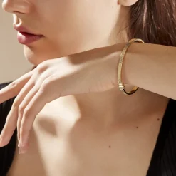 Marc Orian Bracelets Or|Bracelets Joncs > Bracelet Jonc Capucina Grec Or Jaune
