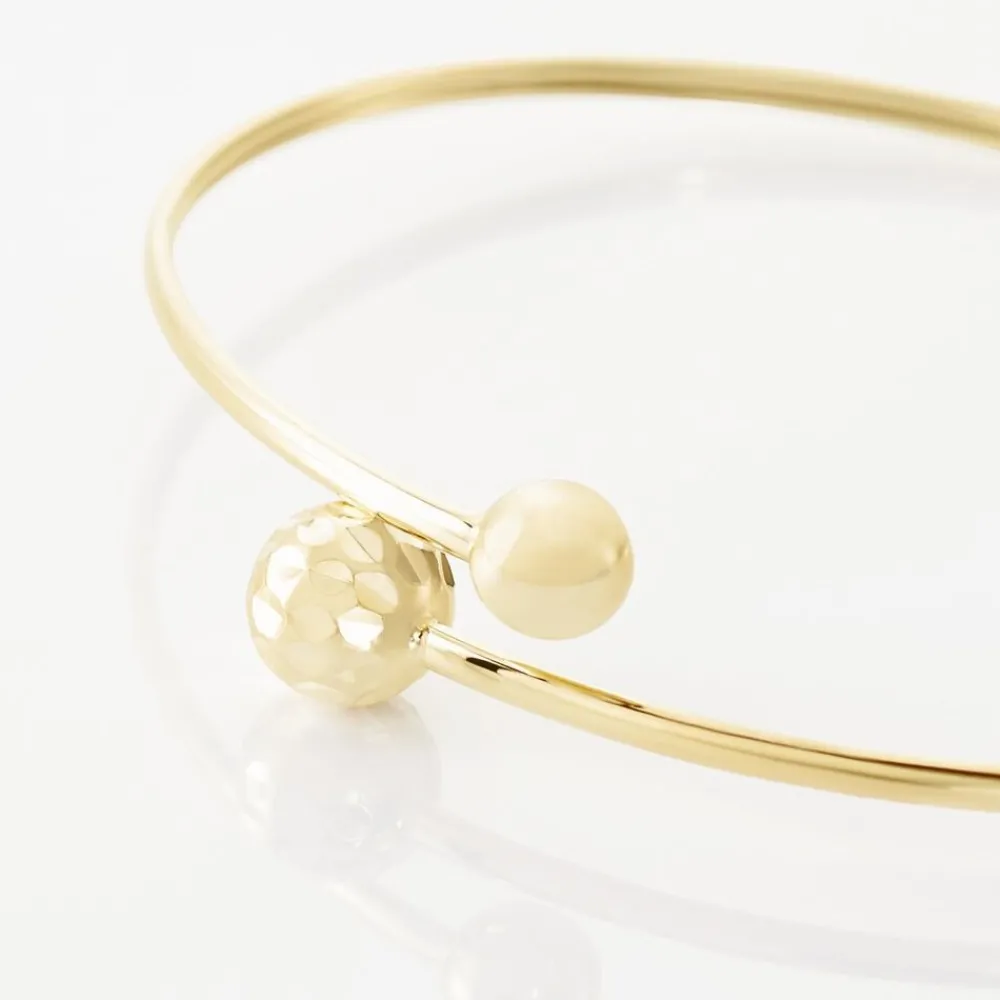 Marc Orian Bracelets Or|Bracelets Joncs > Bracelet Jonc Clemmie Or Jaune