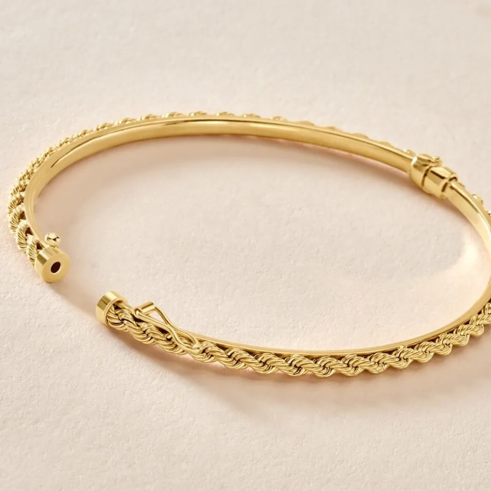 Marc Orian Bracelets Or|Bracelets Joncs > Bracelet Jonc Cordelia Or Jaune
