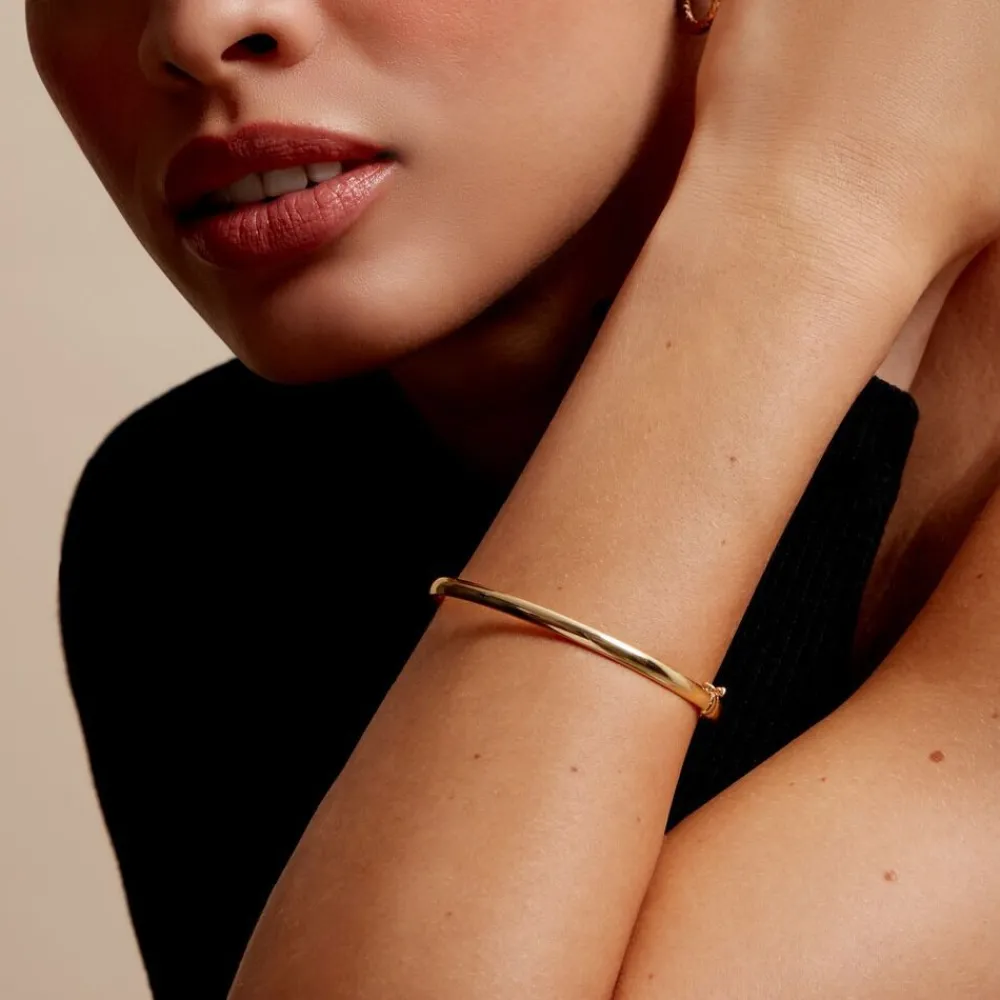 Marc Orian Bracelets Or|Bracelets Joncs > Bracelet Jonc Cynthia Or Jaune