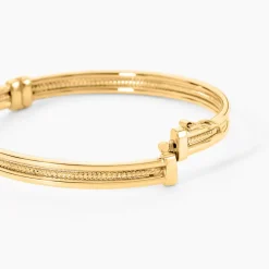 Marc Orian Bracelets Or|Bracelets Joncs > Bracelet Jonc Dionysios Or Jaune