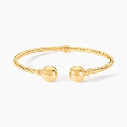Marc Orian Bracelets Or|Bracelets Joncs > Bracelet Jonc Eleazar Or Jaune