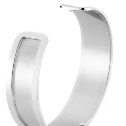 Bracelet Jonc Eline Acier Blanc Pierre De Synthese