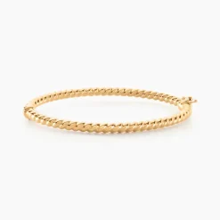 Marc Orian Bracelets Or|Bracelets Joncs > Bracelet Jonc Fritzi Torsade Or Jaune