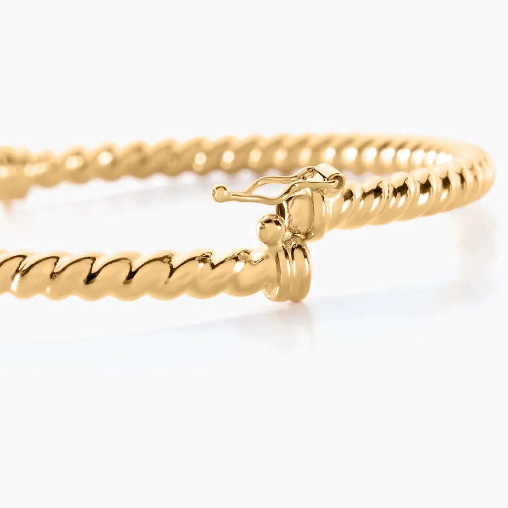 Marc Orian Bracelets Or|Bracelets Joncs > Bracelet Jonc Fritzi Torsade Or Jaune