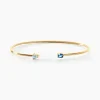Marc Orian Bracelets Or|Anniversaire De Mariage > Bracelet Jonc Garden Or Jaune Topaze Oxyde De Zirconium