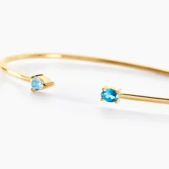 Marc Orian Bracelets Or|Anniversaire De Mariage > Bracelet Jonc Garden Or Jaune Topaze Oxyde De Zirconium